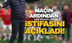 Maçın ardından istifasını açıkladı!