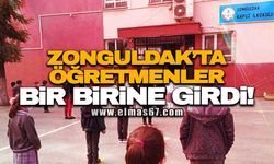 Zonguldak’ta öğretmenler bir birine girdi!