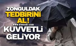 Zonguldak tedbirini al: Kuvvetli geliyor