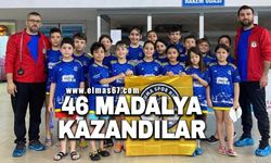 46 madalya kazandılar