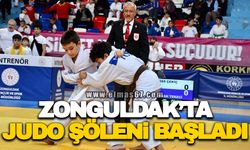 Zonguldak'ta judo şöleni başladı