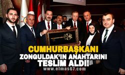 Cumhurbaşkanı Zonguldak’ın anahtarını teslim aldı