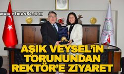 Aşık Veysel'in torunundan Rektör’e ziyaret