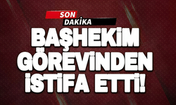 Başhekim görevinden istifa etti!