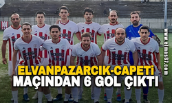 Elvanpazarcık-Capeti maçından 6 gol çıktı