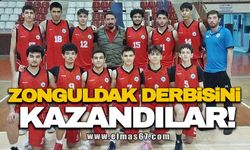 Zonguldak derbisini kazandılar 63-36