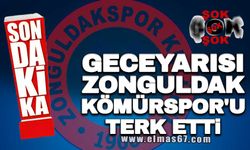 Şok!  Gece yarısı Zonguldak Kömürspor'u terk etti