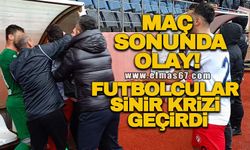 Maç sonunda olay! Futbolcular sinir krizi geçirdi!