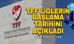 TFF liglerin başlama tarihini açıkladı