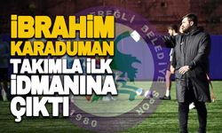 İbrahim Karaduman takımla ilk idmanına çıktı