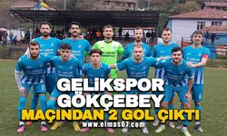 Gelikspor-Gökçebey maçından 2 gol çıktı