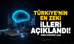 Türkiye'nin en zeki illeri açıklandı!