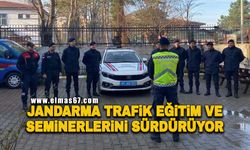 Jandarma; trafik eğitim ve seminerlerini sürdürüyor