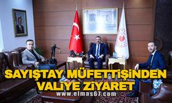 Sayıştay Müfettişinden Valiye ziyaret