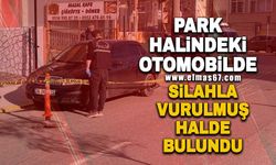 Park halindeki otomobilde silahla vurulmuş halde bulundu