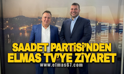 Saadet Partisi’nden Elmas TV’ye ziyaret