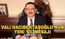 Vali Hacıbektaşoğlu'nun yeni yıl mesajı