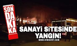 Sanayi sitesinde yangın!