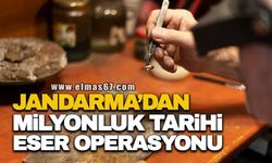JANDARMA'DAN MİLYONLUK TARİHİ ESER OPERASYONU!