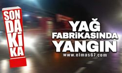 YAĞ FABRİKASINDA YANGIN!