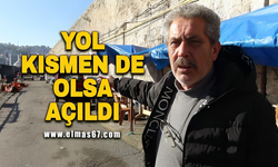 Yol kısmen de olsa açıldı