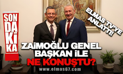 Zaimoğlu Genel Başkan ile ne konuştu? Elmas TV'ye anlattı!