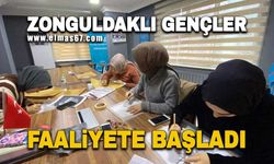 Zonguldaklı gençler faaliyete başladı