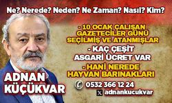 10 OCAK ÇALIŞAN GAZETECİLER GÜNÜ/SEÇİLMİŞ VE ATANMIŞLAR