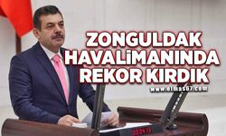 "Zonguldak Havalimanında rekor kırdık"