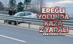 Ereğli yolunda kaza 2 yaralı!