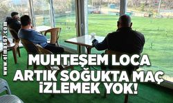 Zonguldak'ta artık soğukta maç izlemek yok!