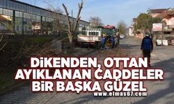 Dikenden, ottan ayıklanan caddeler, bir başka güzel oluyor