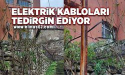 Elektrik kabloları tedirgin ediyor