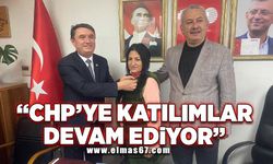 CHP’YE KATILIMLAR DEVAM EDİYOR