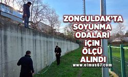 Zonguldak'ta soyunma odaları için ölçü alındı