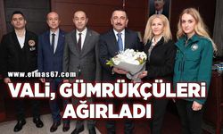 Vali Osman Hacıbektaşoğlu gümrükçüleri ağırladı