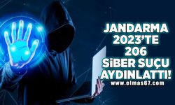 Jandarma 2023'te 206 siber suçu aydınlattı