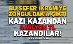 Bu sefer ikramiye Zonguldak'a çıktı! Kazı kazandan 4 milyon kazandılar