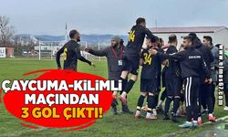 Çaycuma-Kilimli maçından 3 gol çıktı