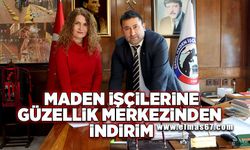 Maden işçilerine güzellik merkezinden indirim