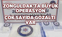 Zonguldak’ta büyük operasyon: Çok sayıda gözaltı var