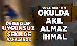 Okulda akıl almaz ihmal! Öğrenciler uygunsuz şekilde yakalandı