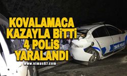 Kovalamaca kazayla bitti: 14 göçmen, 4 polis yaralı