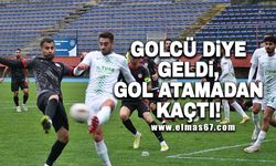 Golcü diye geldi, gol atmadan kaçtı!