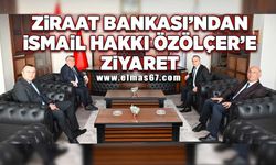 Ziraat Bankası’ndan Rektör İsmail Hakkı Özölçer’e ziyaret