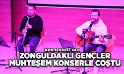 Zonguldaklı gençler muhteşem konserle coştu