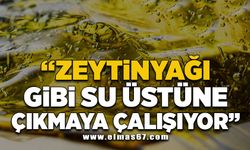 "Zeytinyağı gibi su üstüne çıkmaya çalışıyor" 