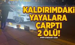 Kaldırımdaki yayalara çarptı 2 ölü!