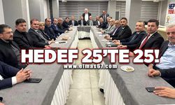AK Parti Zonguldak’ta 25’te 25 hedefe kilitlendi