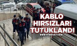 Kablo hırsızları tutuklandı!